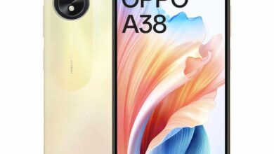 Oppo A38 Glowing Gold