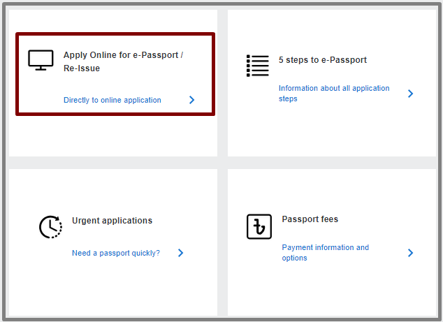 Applying For a Passport Online