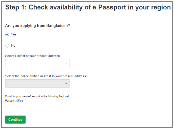 Application For Passport